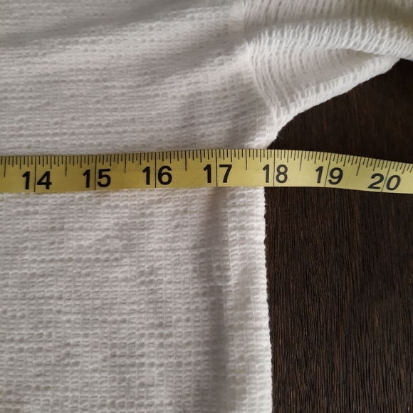 Max Studio London Textured Top Contrast Hem Size M - Picture 12 of 12